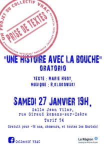 « Une histoire avec la bouche »