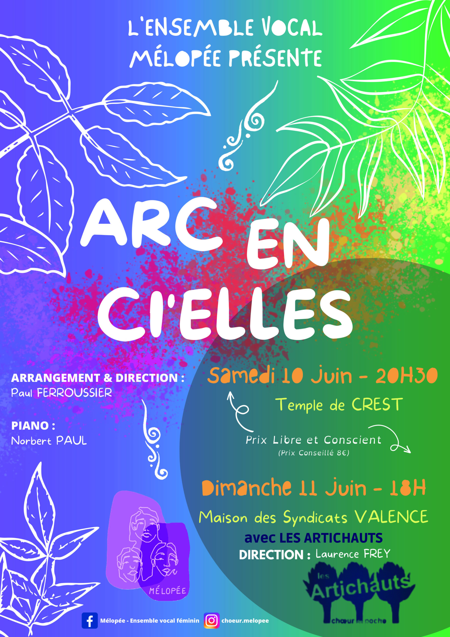 Les artichauts en concert avec Mélopée