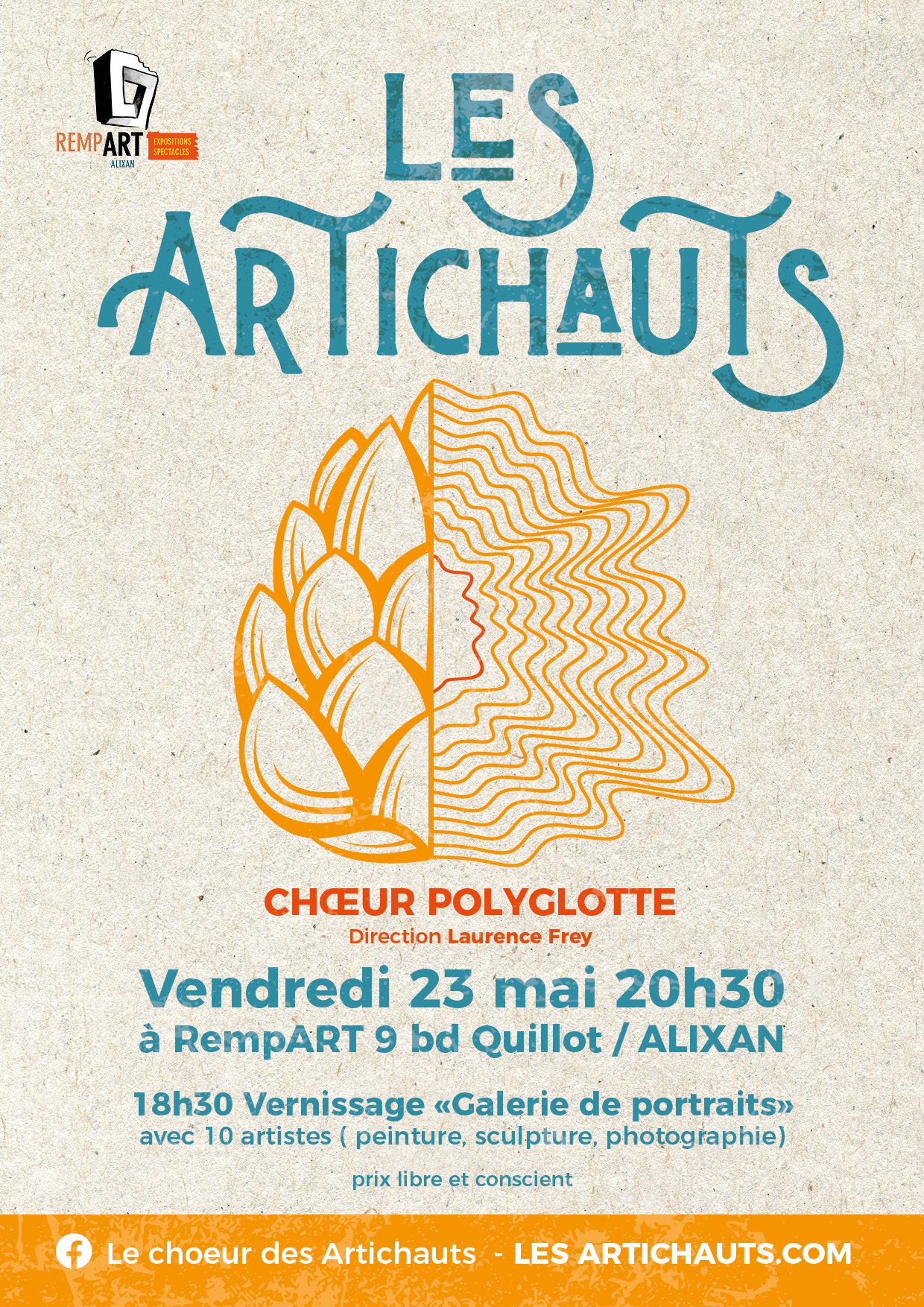 En concert le 23 mai 2025 à 20h30 à RempART, à Alixan