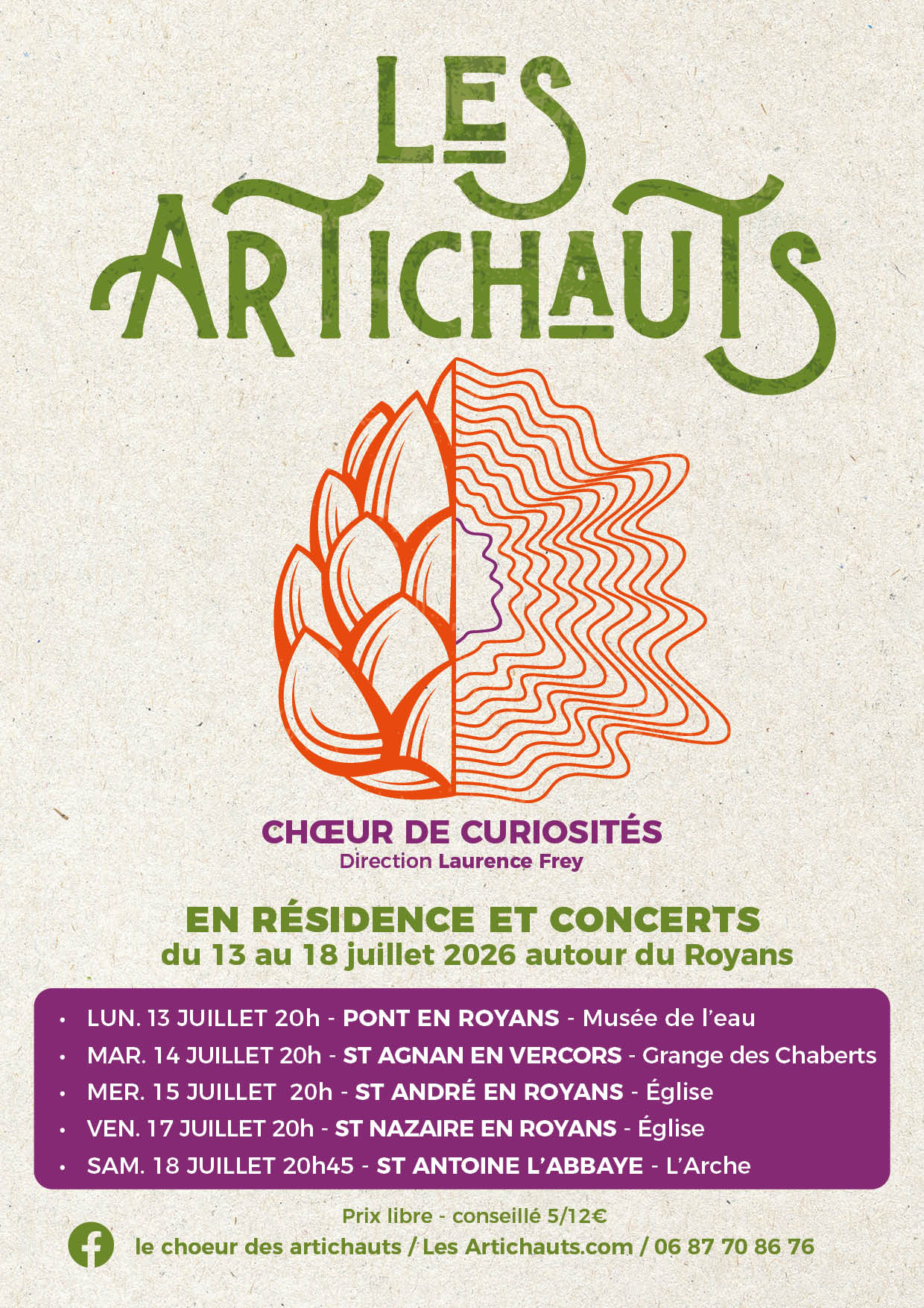 Les concerts de juillet 2026, autour du Royan