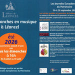En concert le 20 septembre 2026 à 16h, à l&rsquo;abbaye de Léoncel